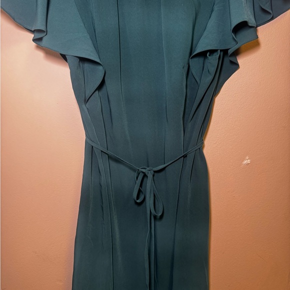 Ann Taylor Loft Teal Wrap Dress - Picture 3 of 6